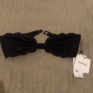 NWT marysia swim top back bandeau